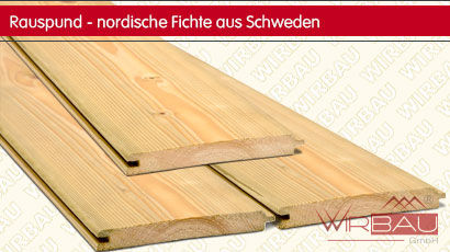 Rauspund - nordische Fichte aus Schweden